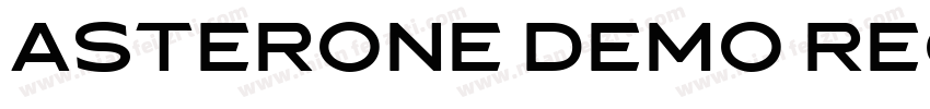 Asterone DEMO Regula字体转换